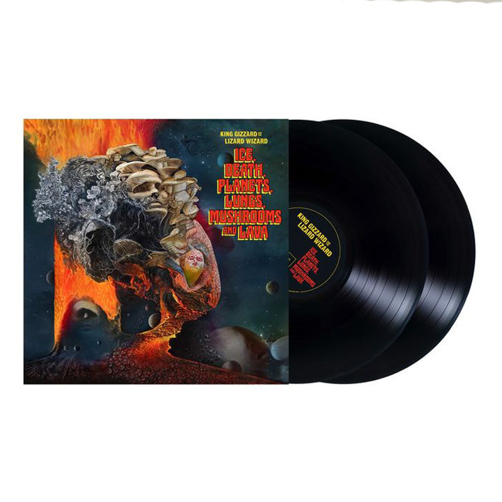 Ice, Death, Planets, Lungs, Mushrooms and Lava: Recycled Wax Vinyl 2LP