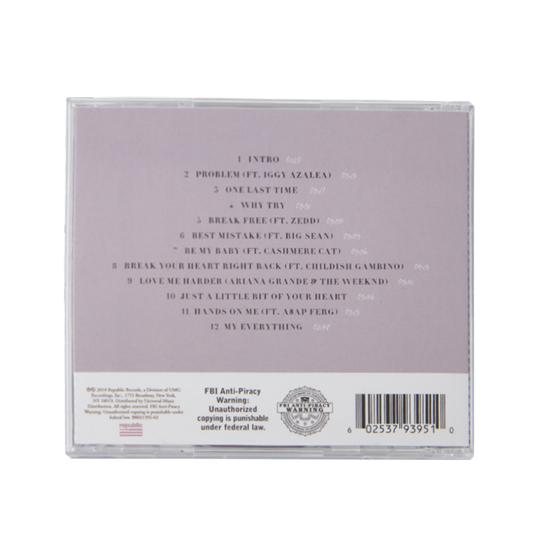 My Everything: CD