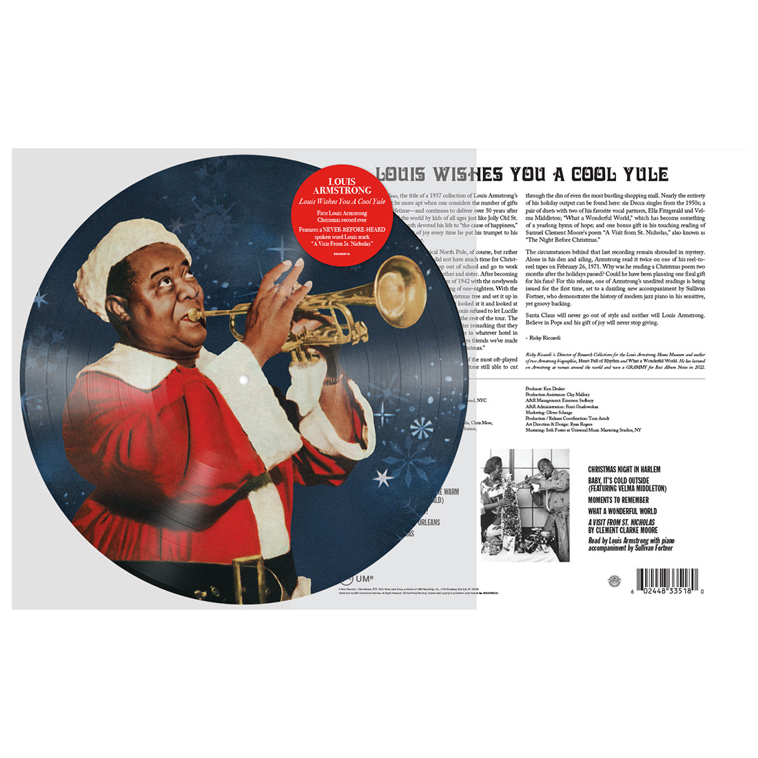 Louis Wishes You A Cool Yule: Picture Disc Vinyl LP