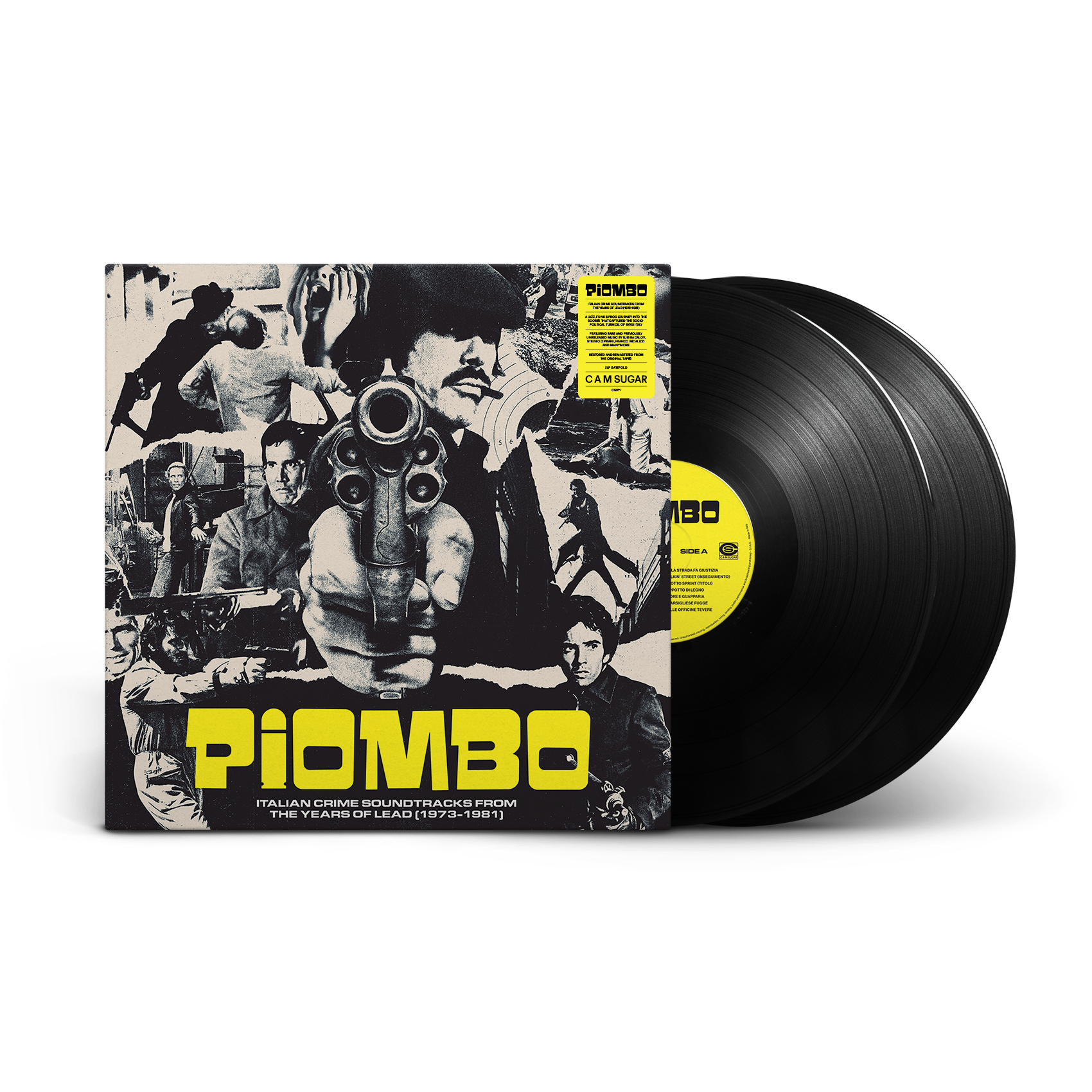 PIOMBO - Italian Crime Soundtracks From The Years Of Lead (1973-1981): Vinyl 2LP