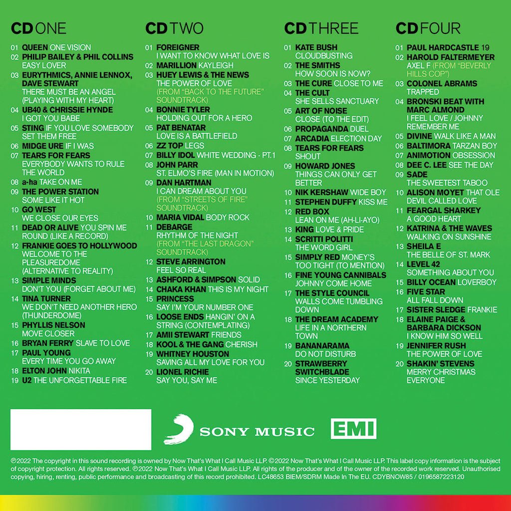 NOW – Yearbook 1985 (4CD)