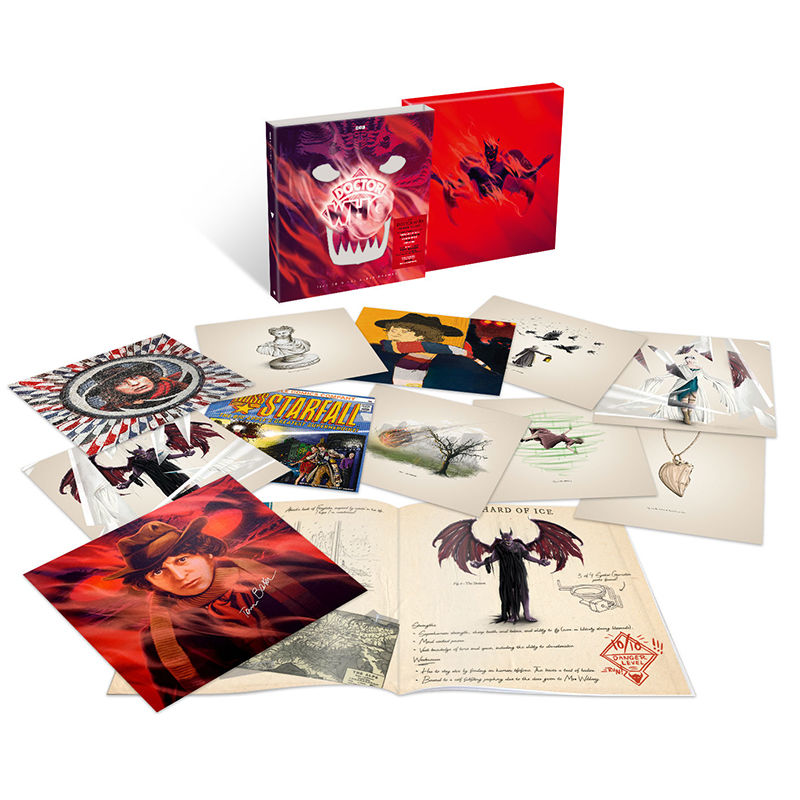 Doctor Who - Demon Quest: Limited 140g Red & Black Vinyl 10LP & Print Box Set (signed by Tom Baker)