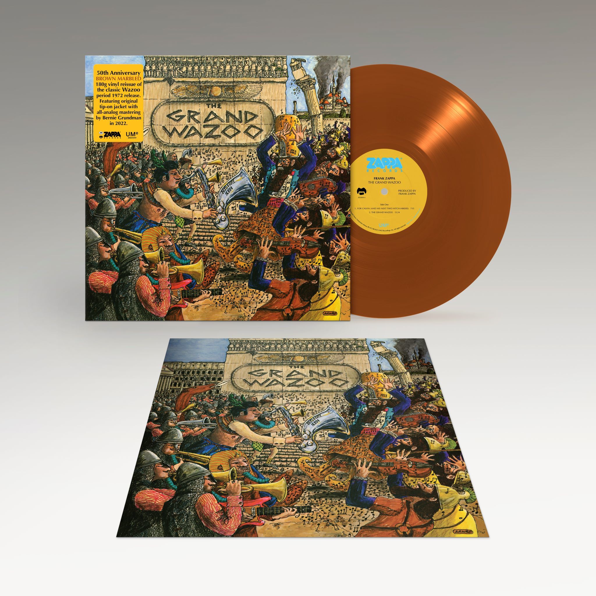 The Grand Wazoo: Exclusive 180g Brown + Black Marble Vinyl LP