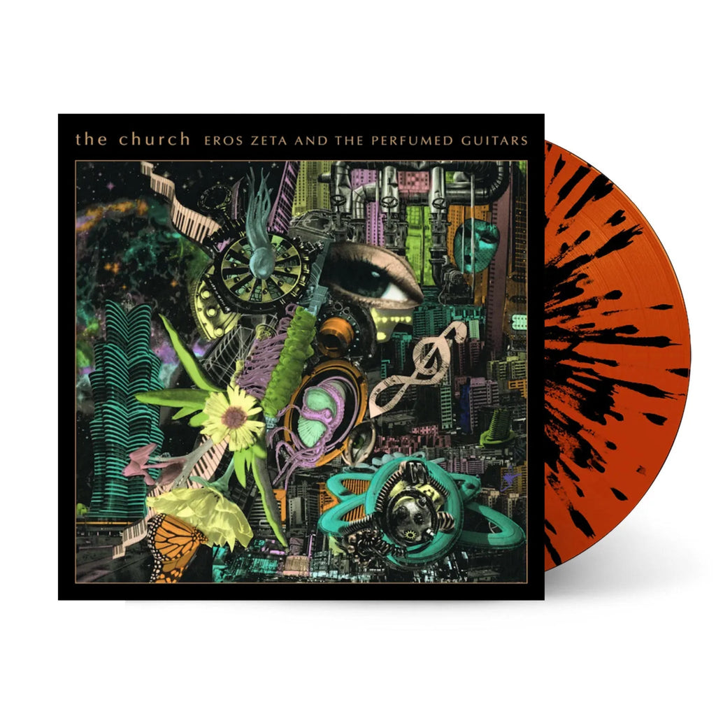 Eros Zeta & The Perfumed Guitars: Limited Orange & Black Splatter Vinyl LP + Exclusive Postcard