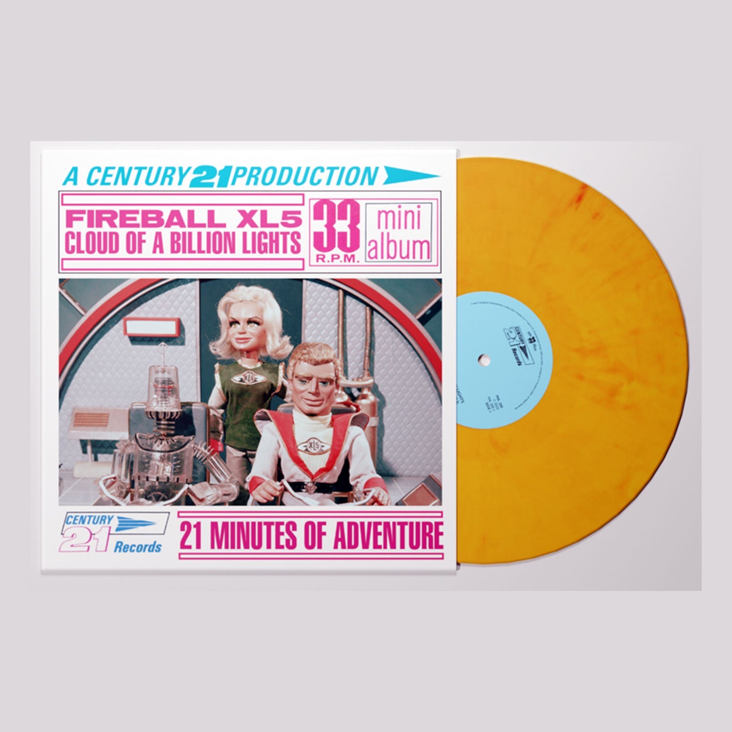 Fireball XL5: Cloud Of A Billion Lights - Limited Edition Fireball Yellow Colour Vinyl 7" EP