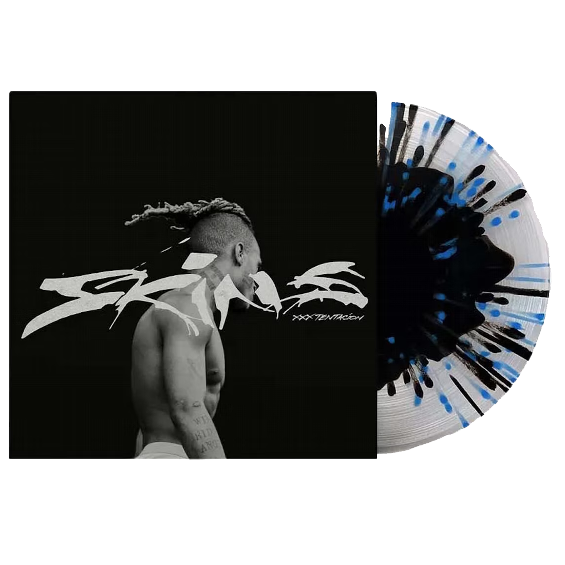 Skins: Limited Edition Clear & Black Colour Vinyl With Black & Blue Splatter 1LP