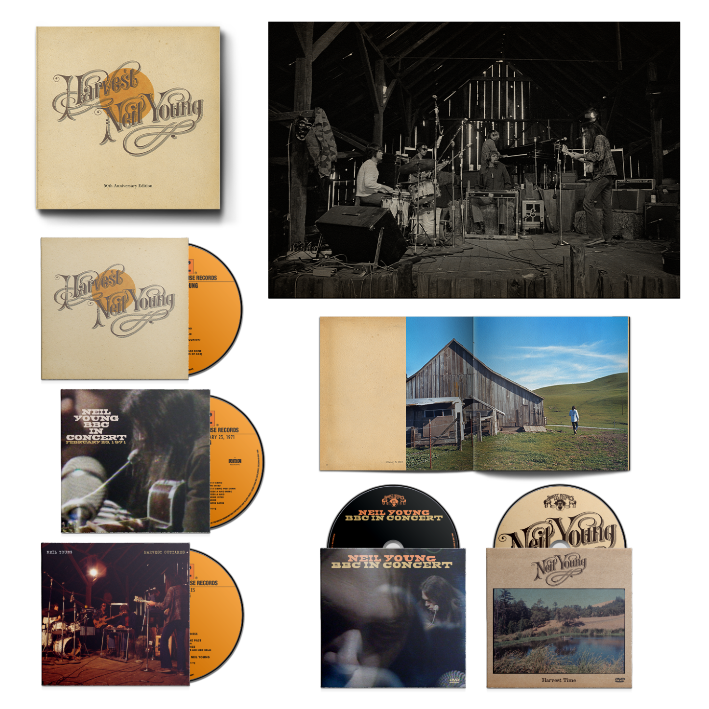 Harvest (50th Anniversary Edition): 3CD/2DVD Box Set