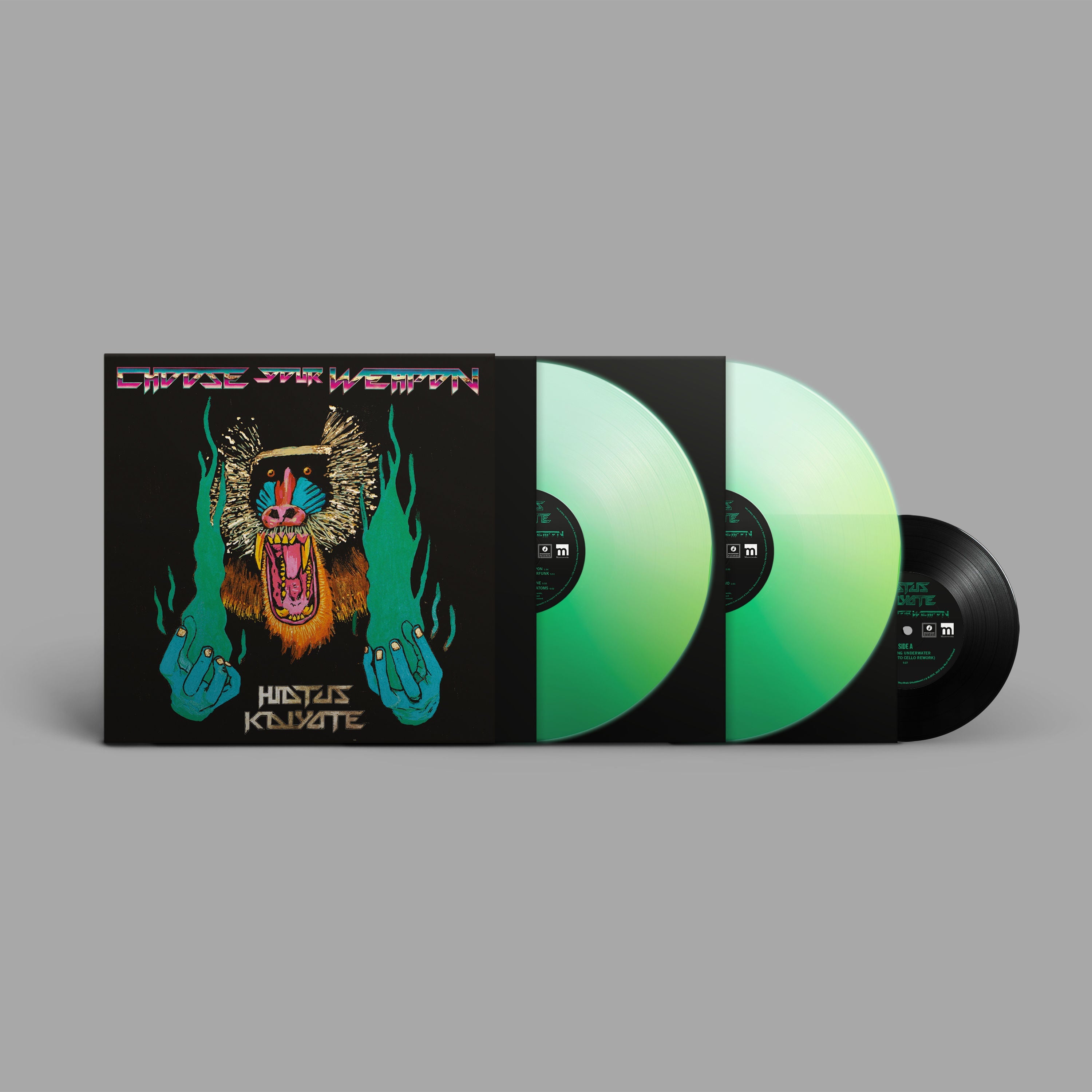 Choose Your Weapon: Photoluminescent Transparent Vinyl 2LP & Bonus 7"