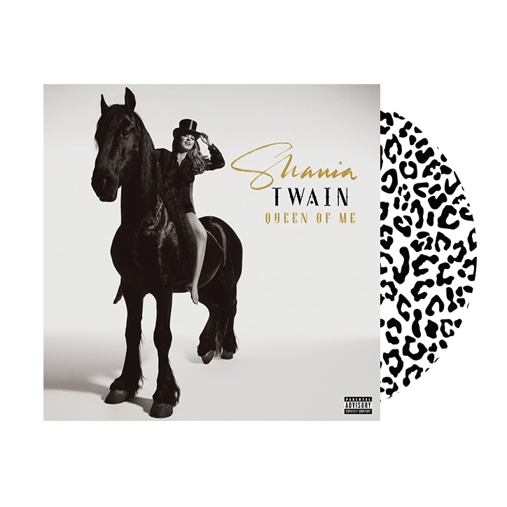 LIMITED EDITION QUEEN OF ME WHITE LEOPARD PRINT PICTURE DISC