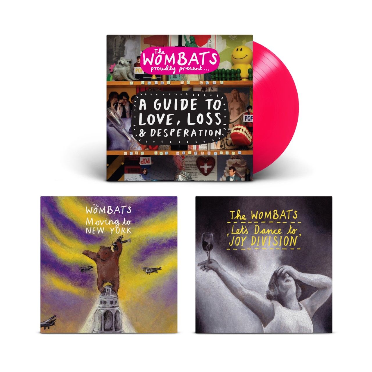 Proudly Present...A Guide to Love, Loss & Desperation: Limited Edition Pink Vinyl LP w/ 2x Art Prints