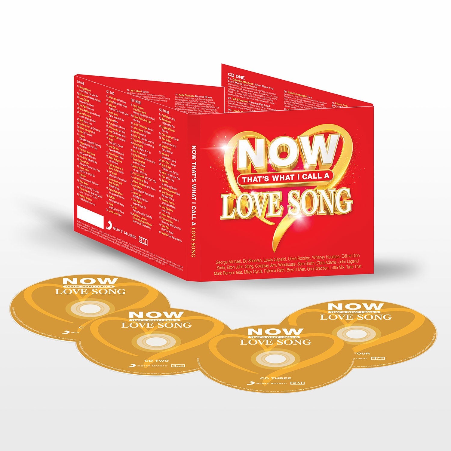 NOW That’s What I Call A Love Song (4CD)