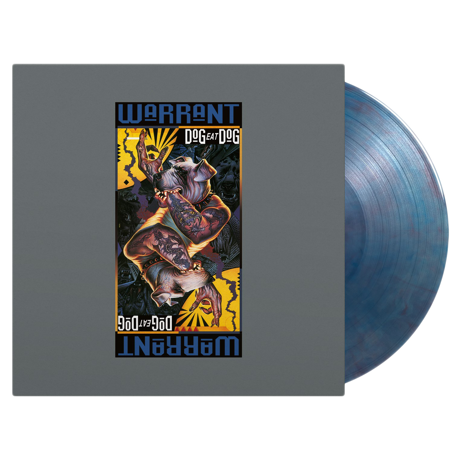 Dog Eat Dog: Blue & Red Marbled Vinyl LP