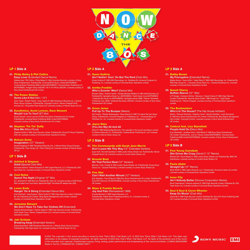 NOW Dance - The 80s (3LP)