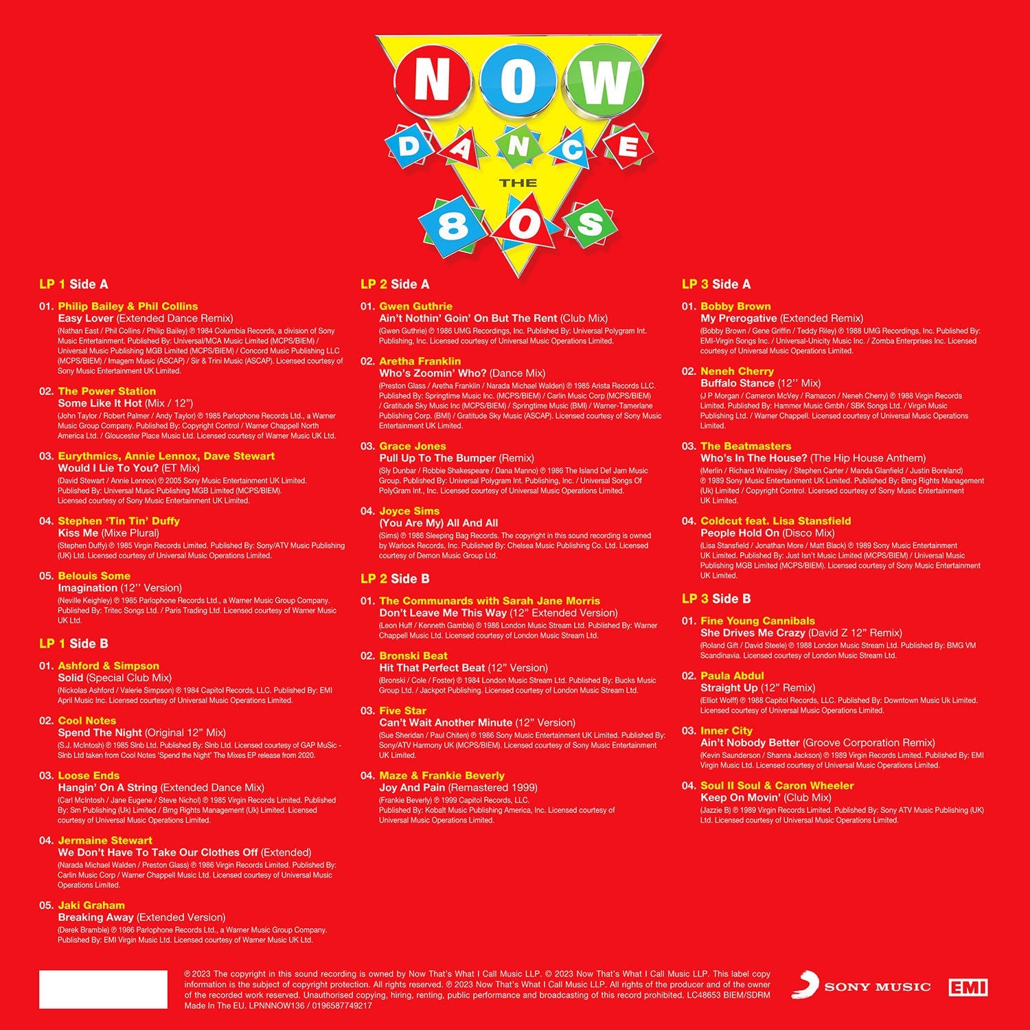 NOW Dance - The 80s (3LP)