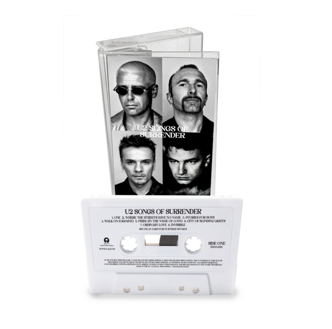 ‘Songs Of Surrender’ – Exclusive White Cassette (Limited Edition)