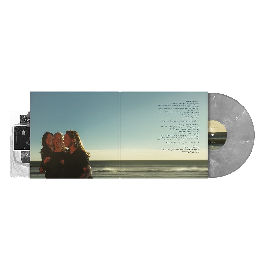 the record vinyl lp [Itd-edition silver vinyl]
