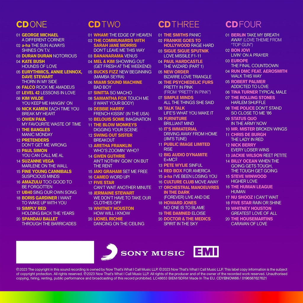 NOW – Yearbook 1986 (4CD)