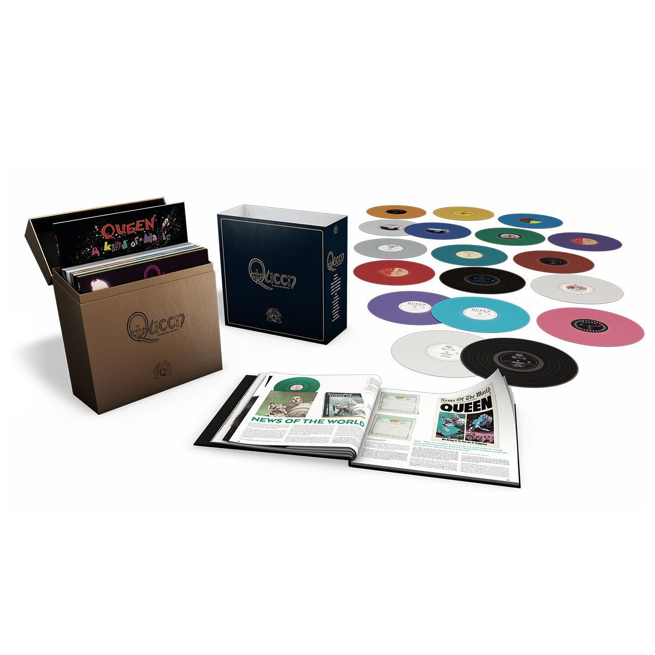 Queen - The Studio Collection: Coloured Vinyl Box Set