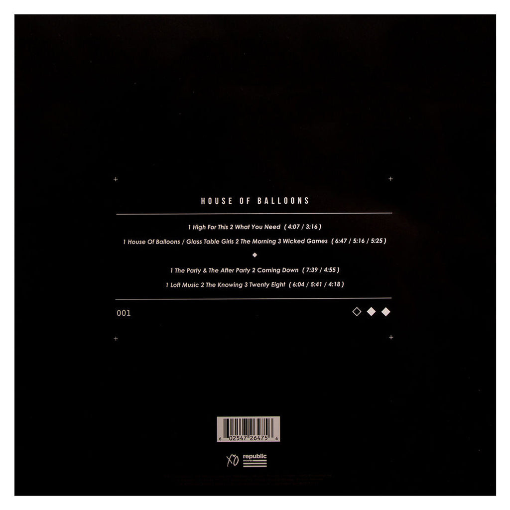 House Of Balloons: Vinyl 2LP