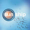 The Sun Ship: Numbered Honey Coloured Vinyl LP