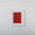 Abbey Road Red Recording Light Print 10" x 8"