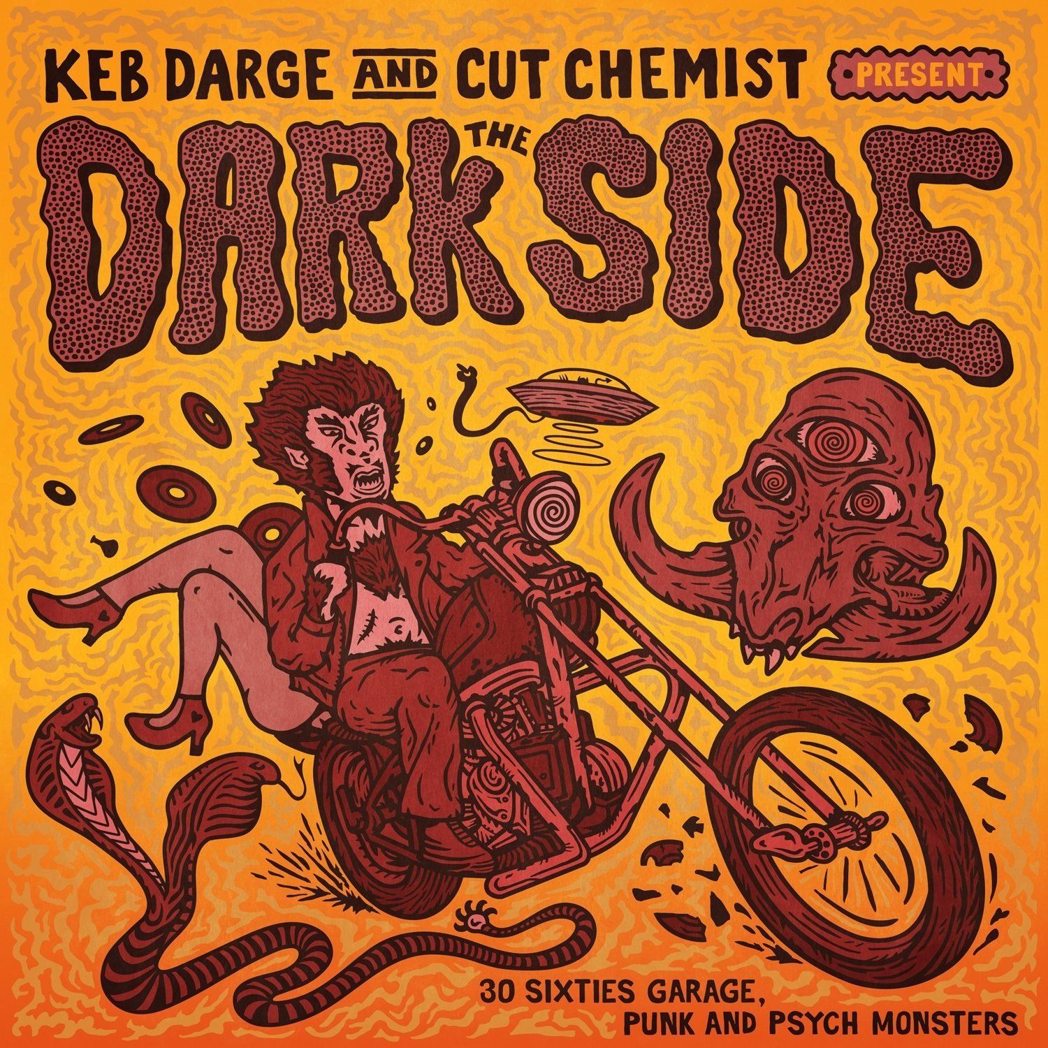 Keb Darge & Cut Chemist present The Dark Side – 30 Sixties Garage Punk and Psyche Monsters: CD
