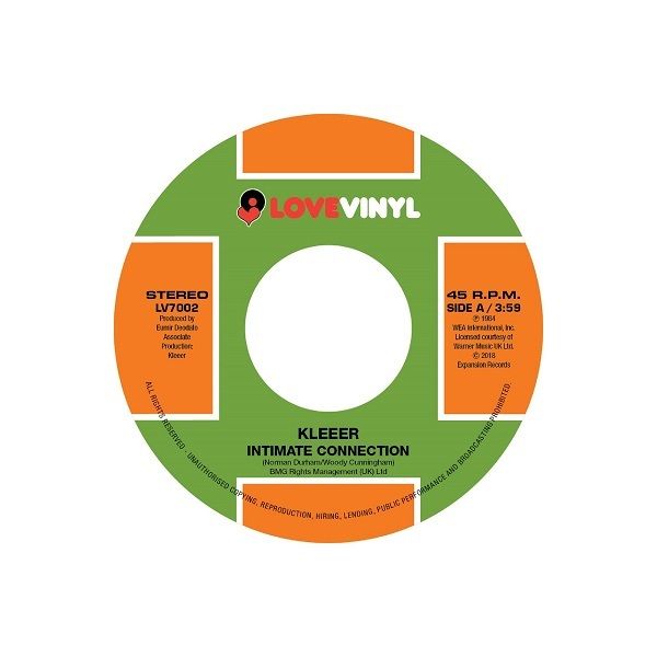 Intimate Connection / Tonight: Vinyl 7"