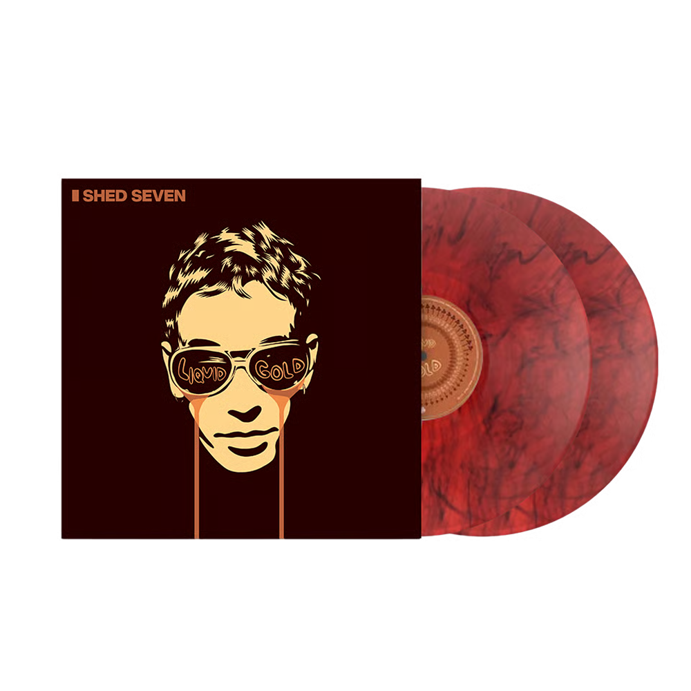 Liquid Gold: Black & Red Marble Vinyl 2LP