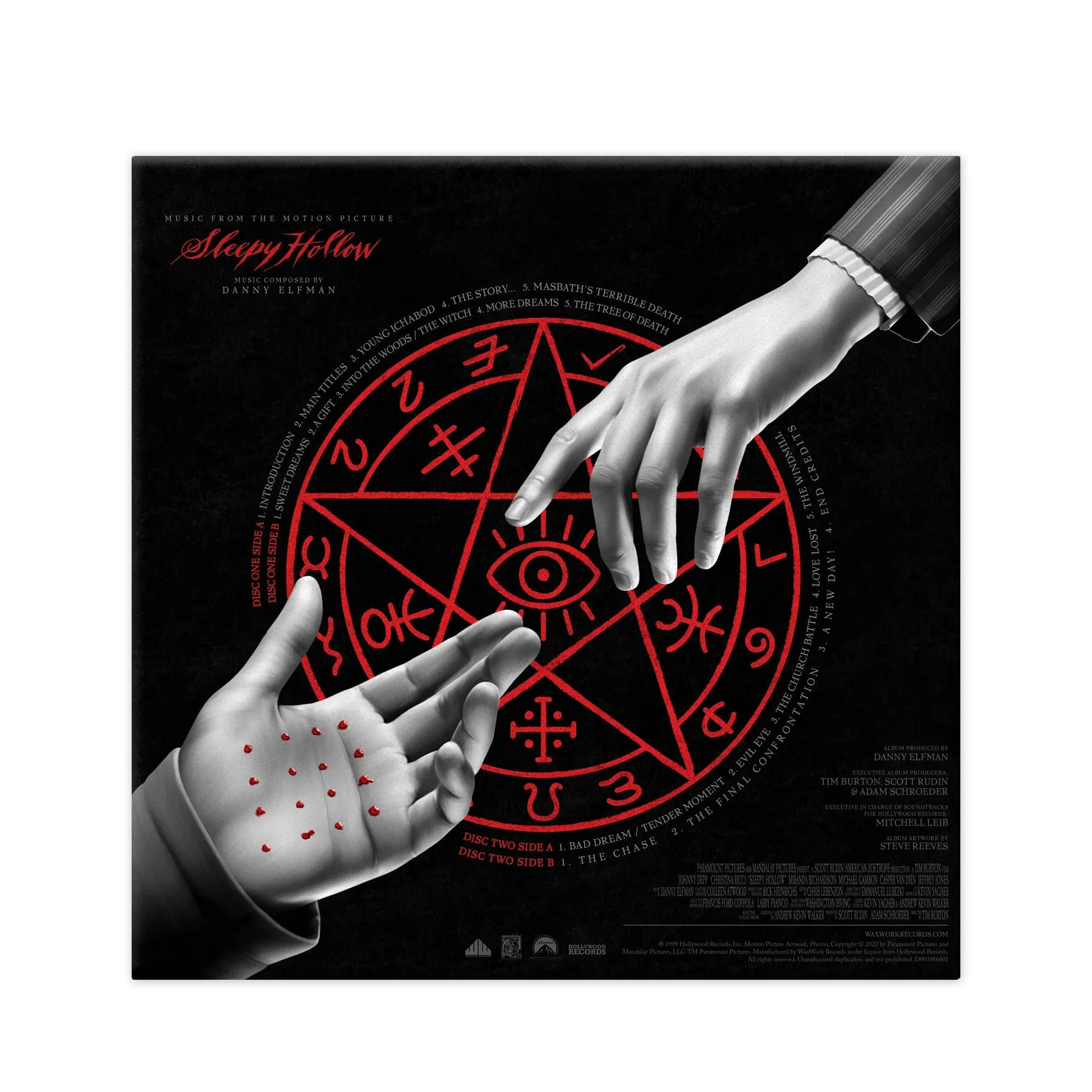 Sleepy Hollow (OST): Limited Red & Silver Vinyl 2LP