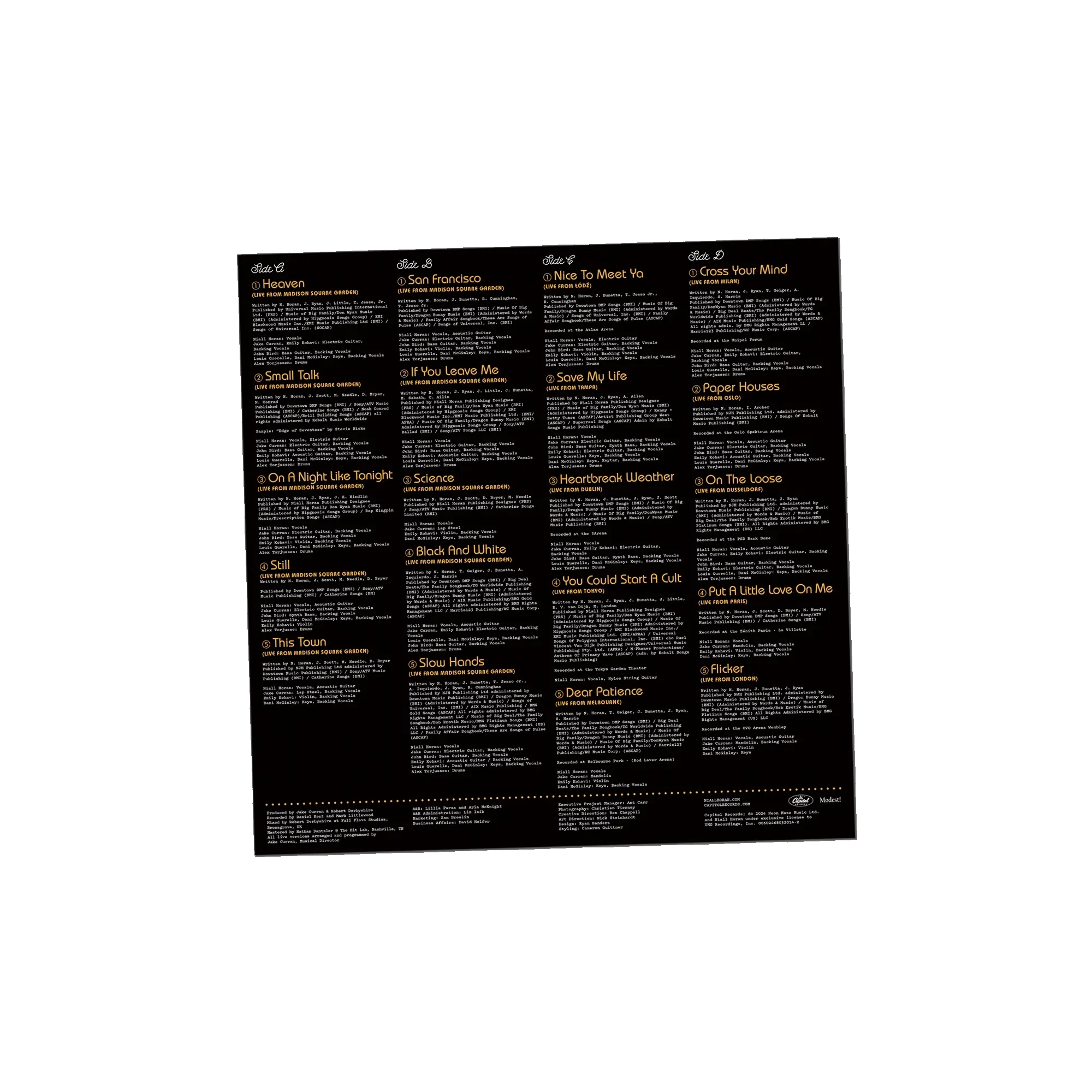 The Show: Live on Tour Store Exclusive 2LP