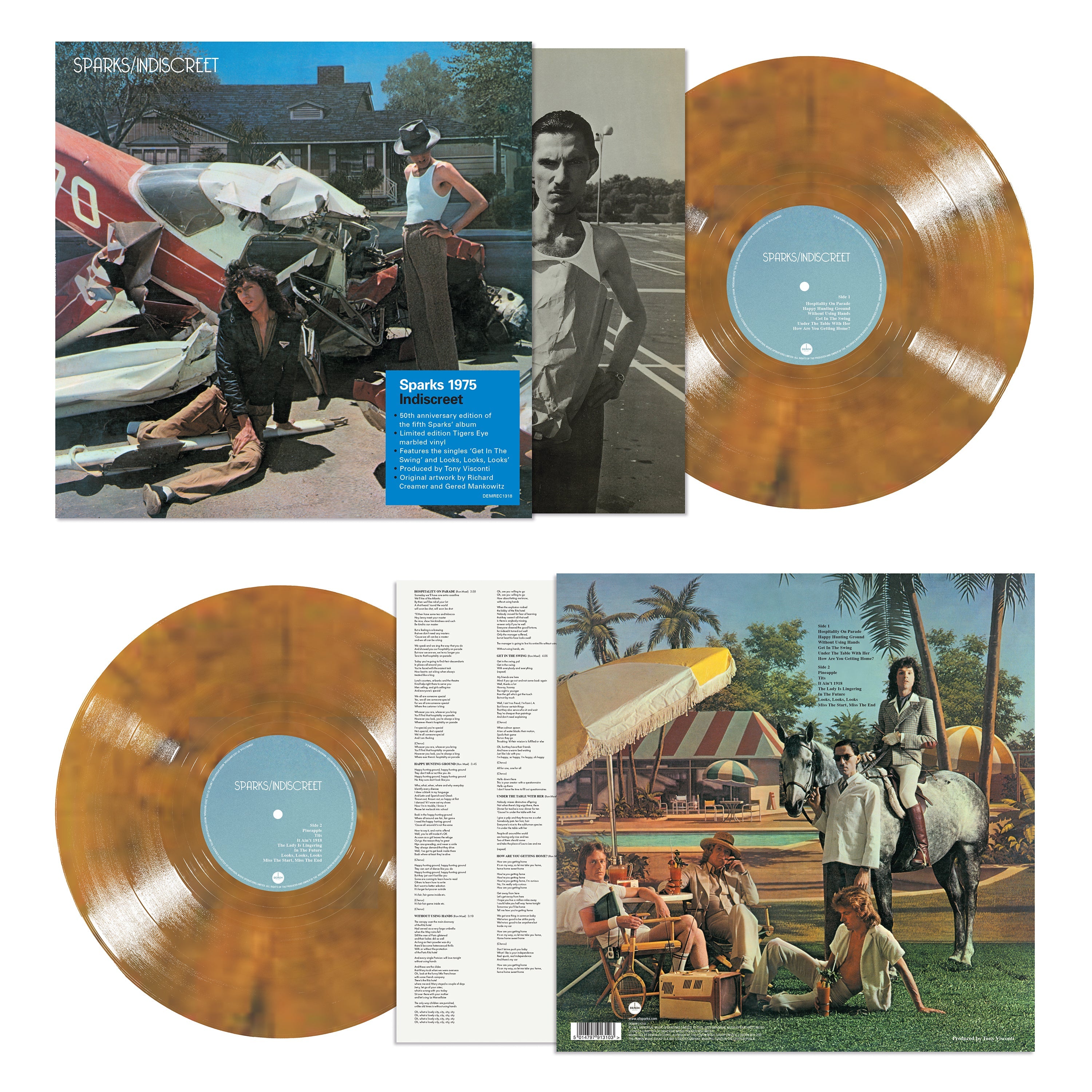 Indiscreet (50th Anniversary): Tiger’s Eye Marble Vinyl LP