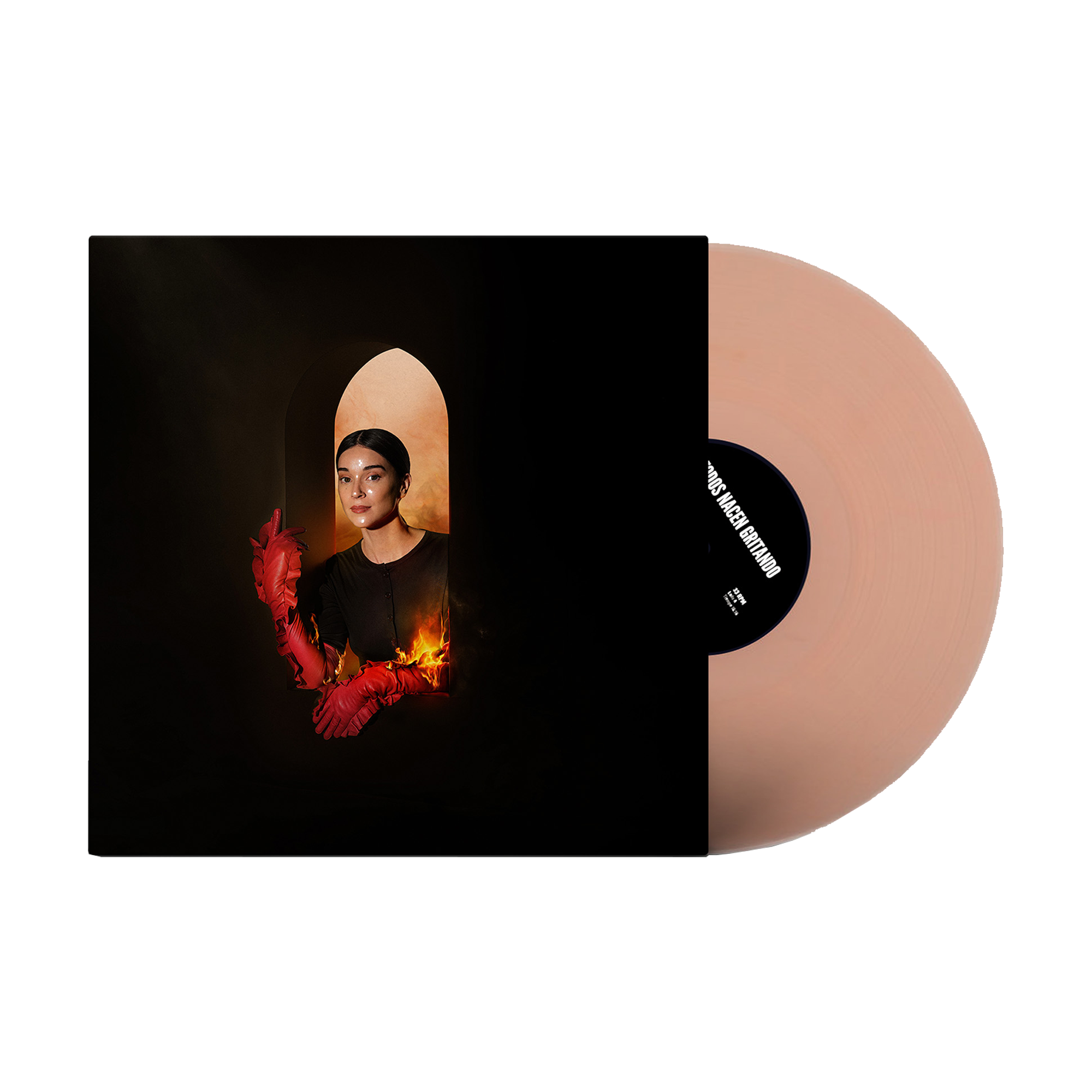 Todos Nacen Gritando: Translucent Rose Vinyl LP