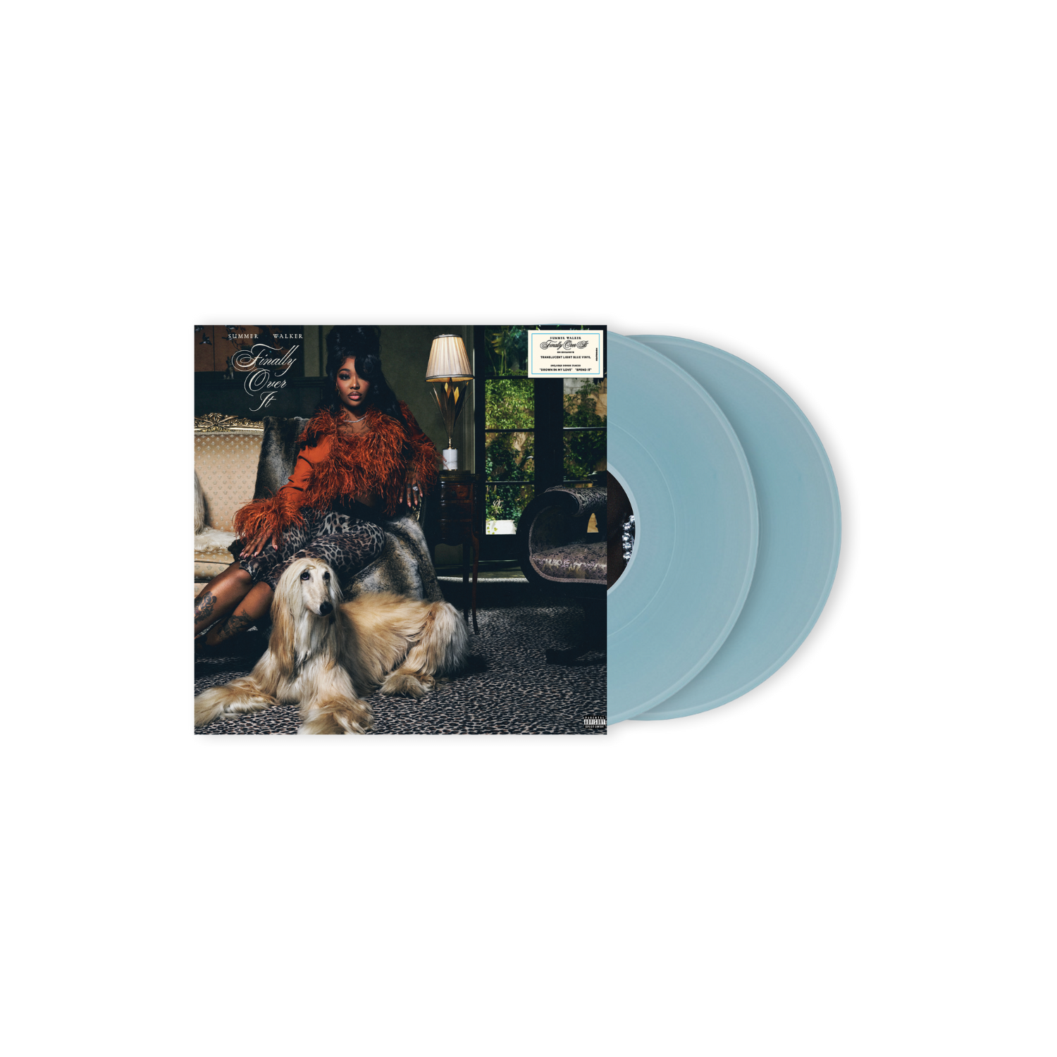Finally Over It: For Better Edition STANDARD TRANSLUCENT LIGHT BLUE VINYL