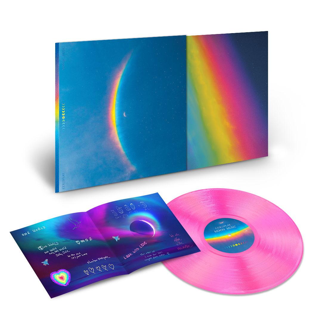 Moon Music: Translucent Pink Eco-Vinyl LP