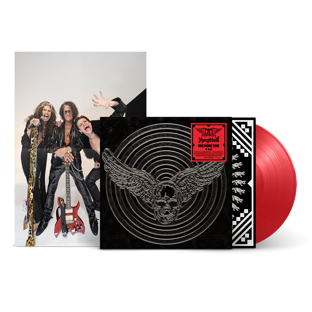 AEROSMITH & YUNGBLUD - One More Time Red Vinyl (Aerosmith Store Exclusive)