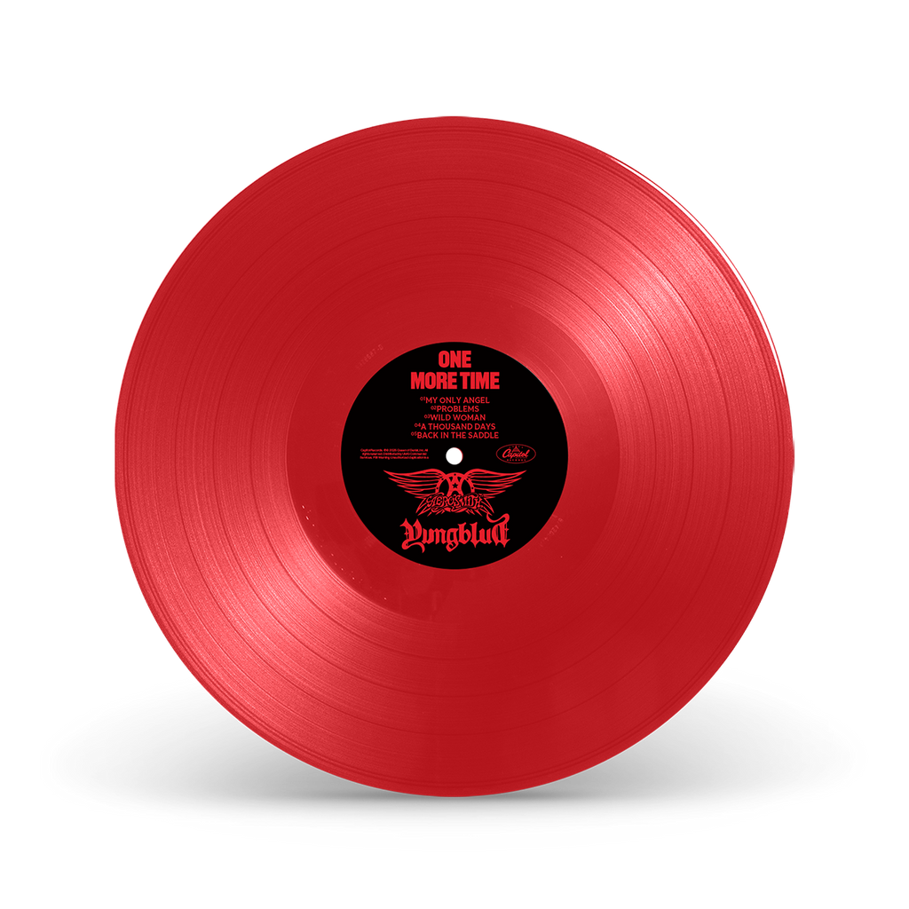 AEROSMITH & YUNGBLUD - One More Time Red Vinyl (Aerosmith Store Exclusive)