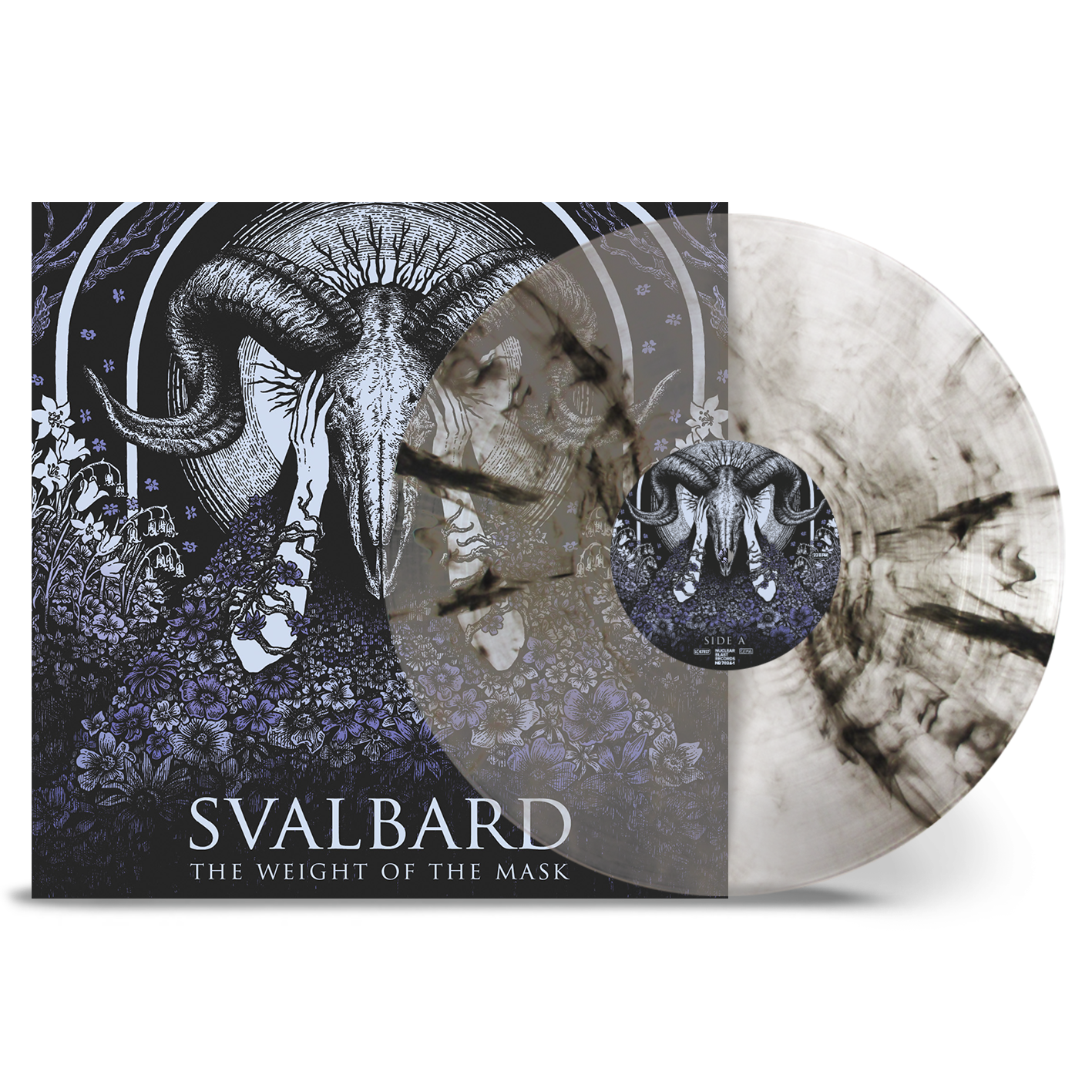 The Weight Of The Mask: Limited Crystal Clear + Black Marbled Vinyl LP