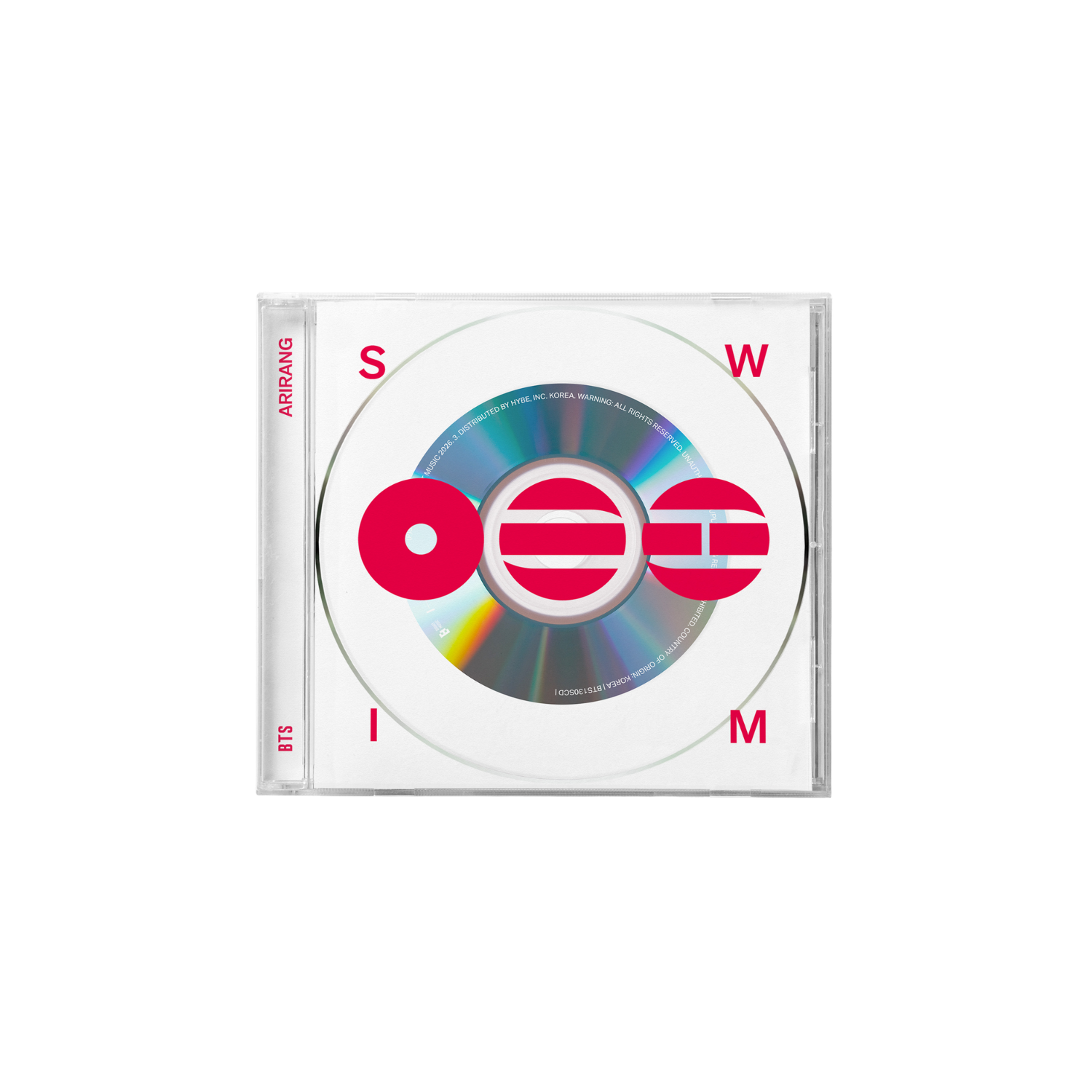 BTS SWIM - Original & Instrumental Single CD