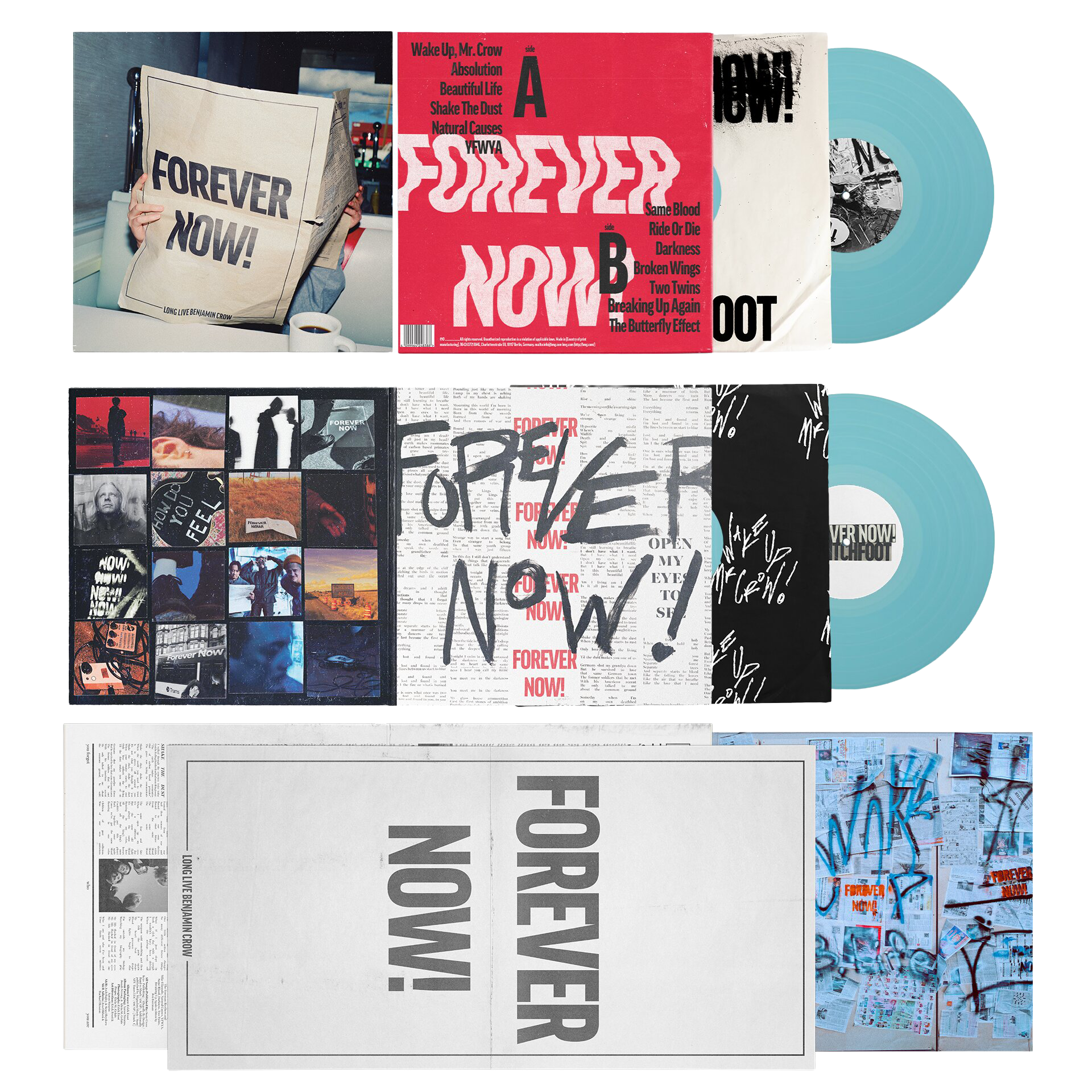 Forever Now: Blue Vinyl LP