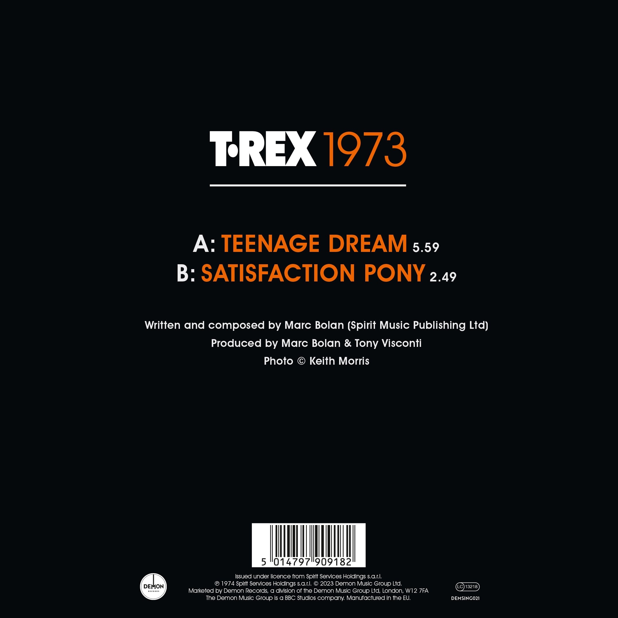 Teenage Dream (50th Anniversary): Limited Vinyl 7" Picture Disc
