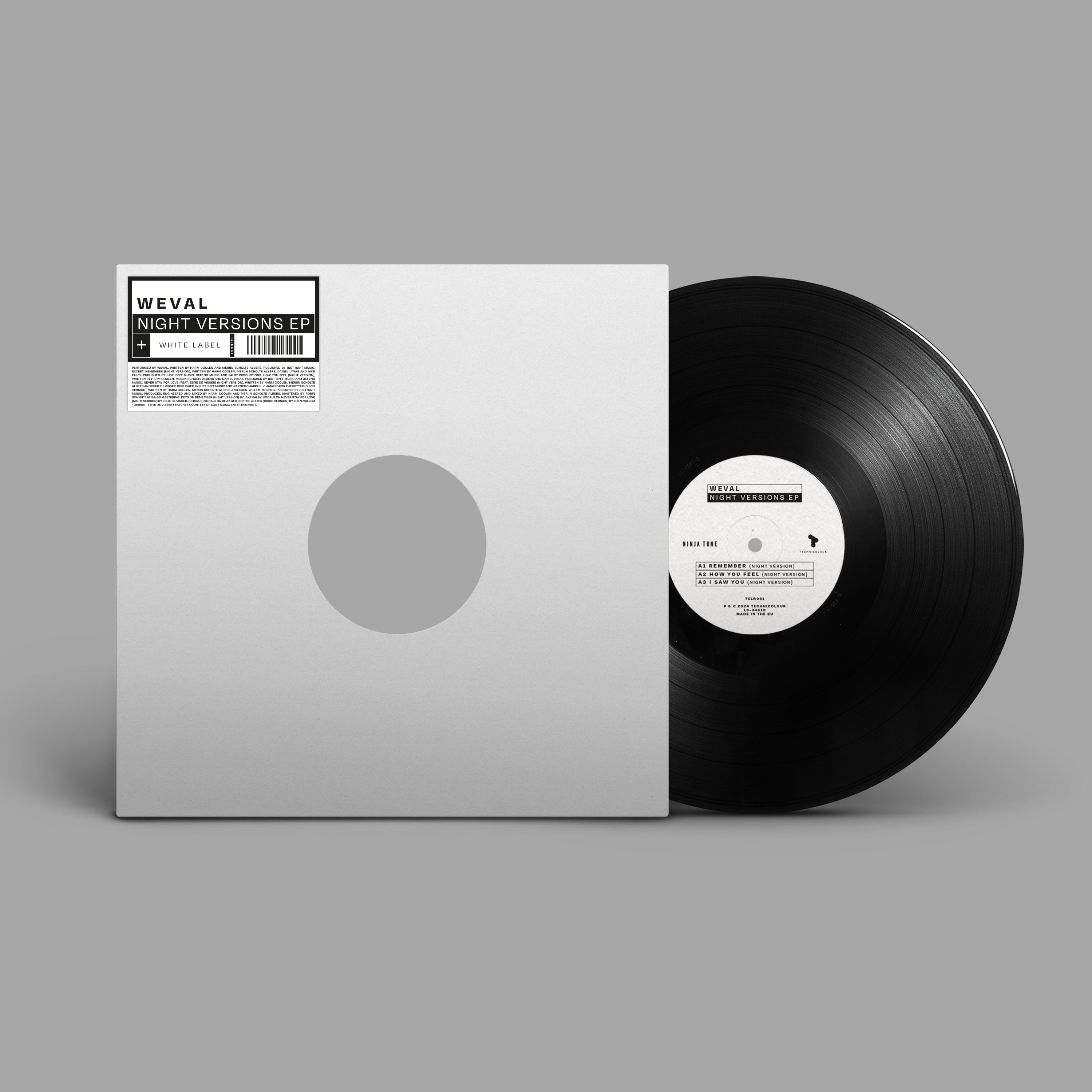 Night Versions: White Label Vinyl 12" EP