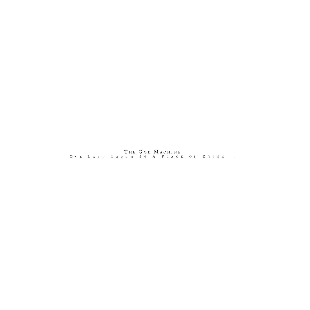 One Last Laugh In A Place of Dying: 2LP Black