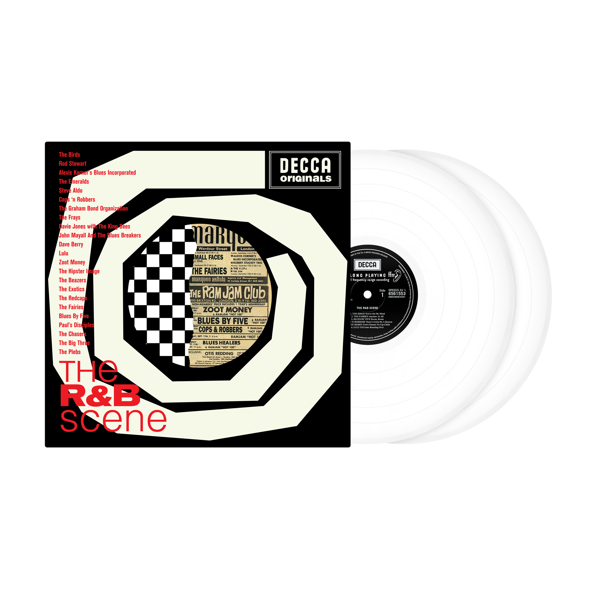 The R&B Scene: White Vinyl 2LP