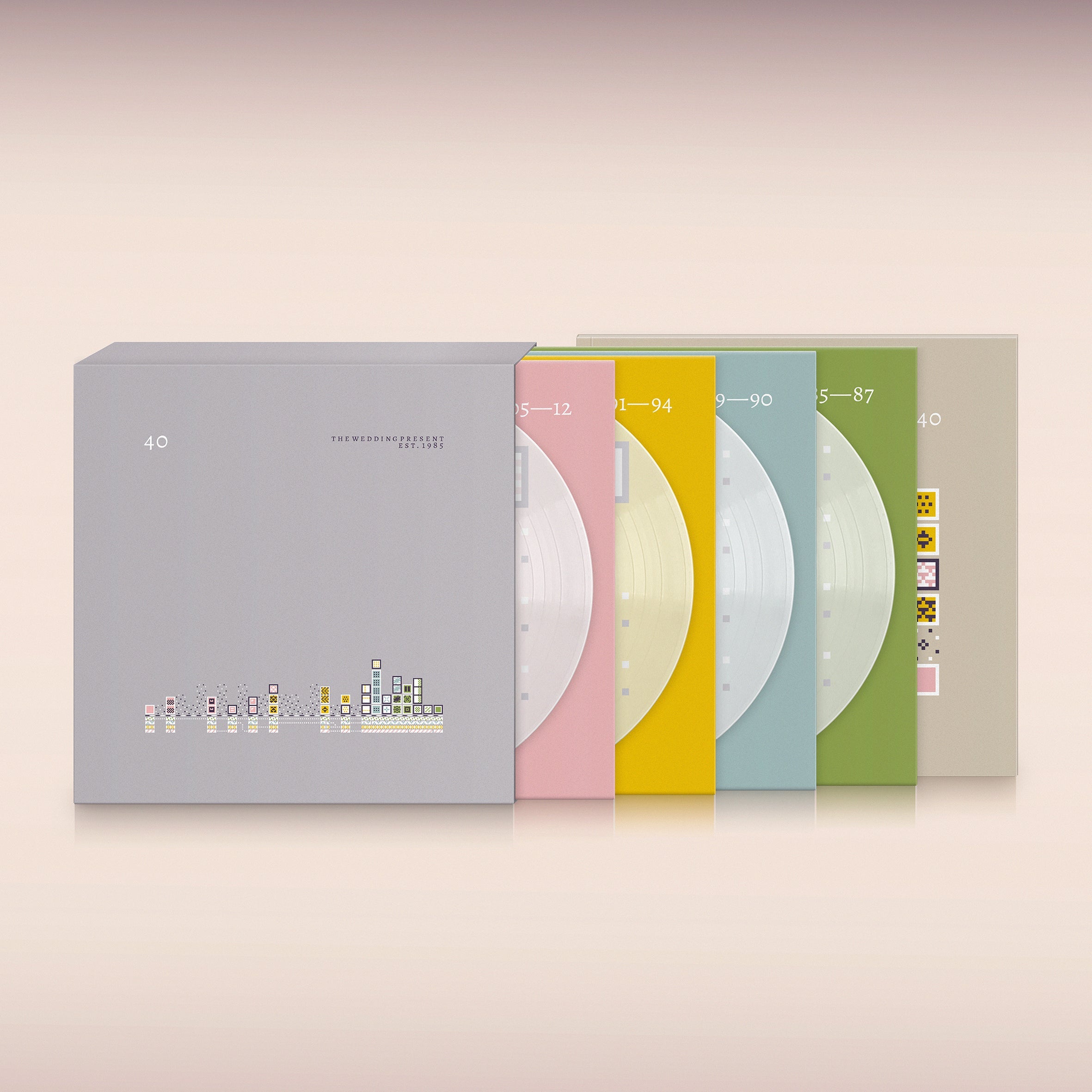 The Wedding Present 40: Frosted White Vinyl Deluxe 4LP Vinyl Box Set