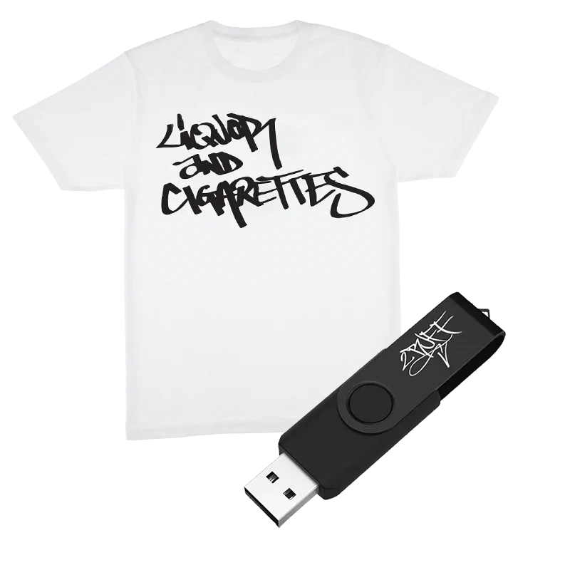 2 Ruff, Vol. 1: USB + Liquor and Cigarettes T-Shirt