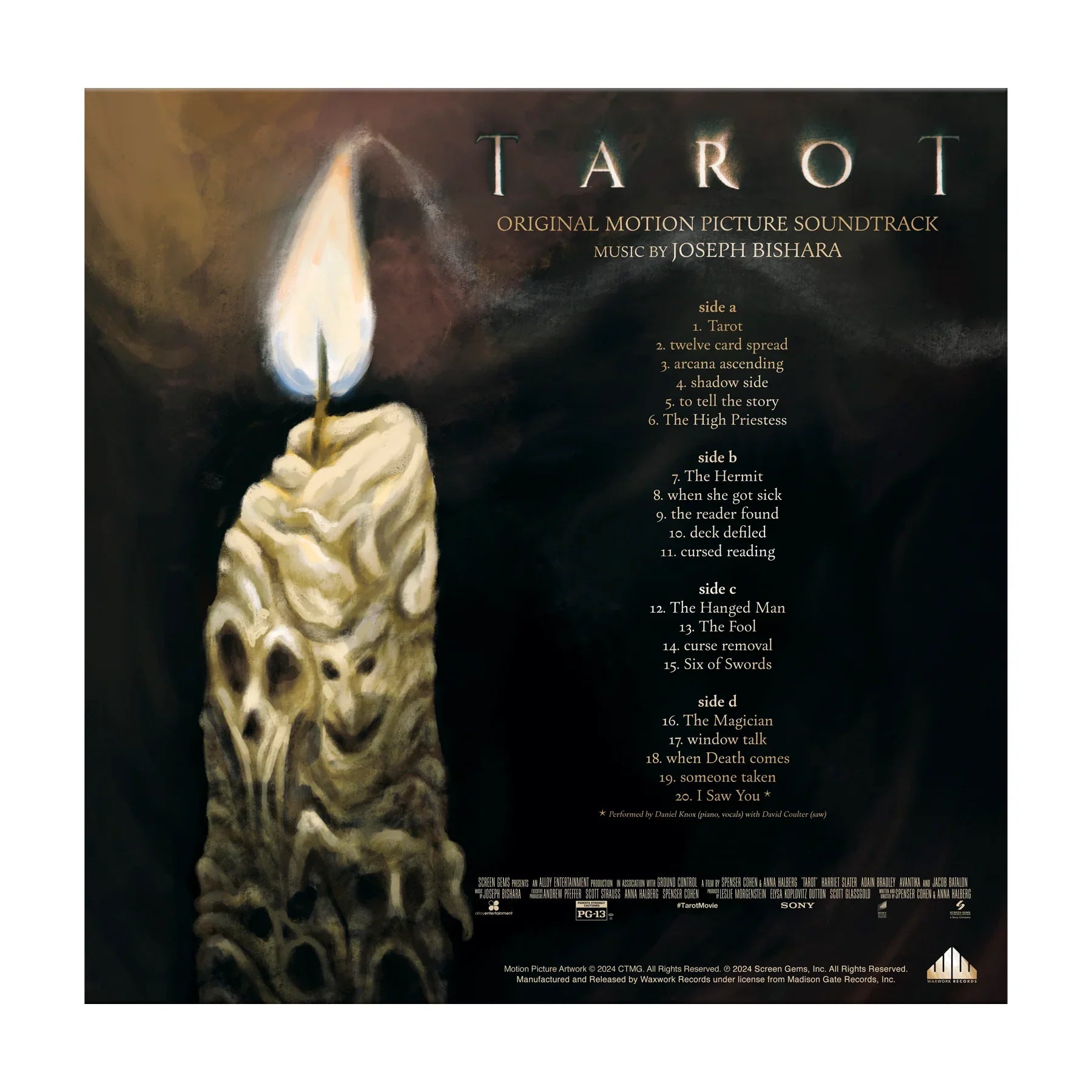 Tarot (OST); Limited 'Three Colour Pour' Vinyl LP