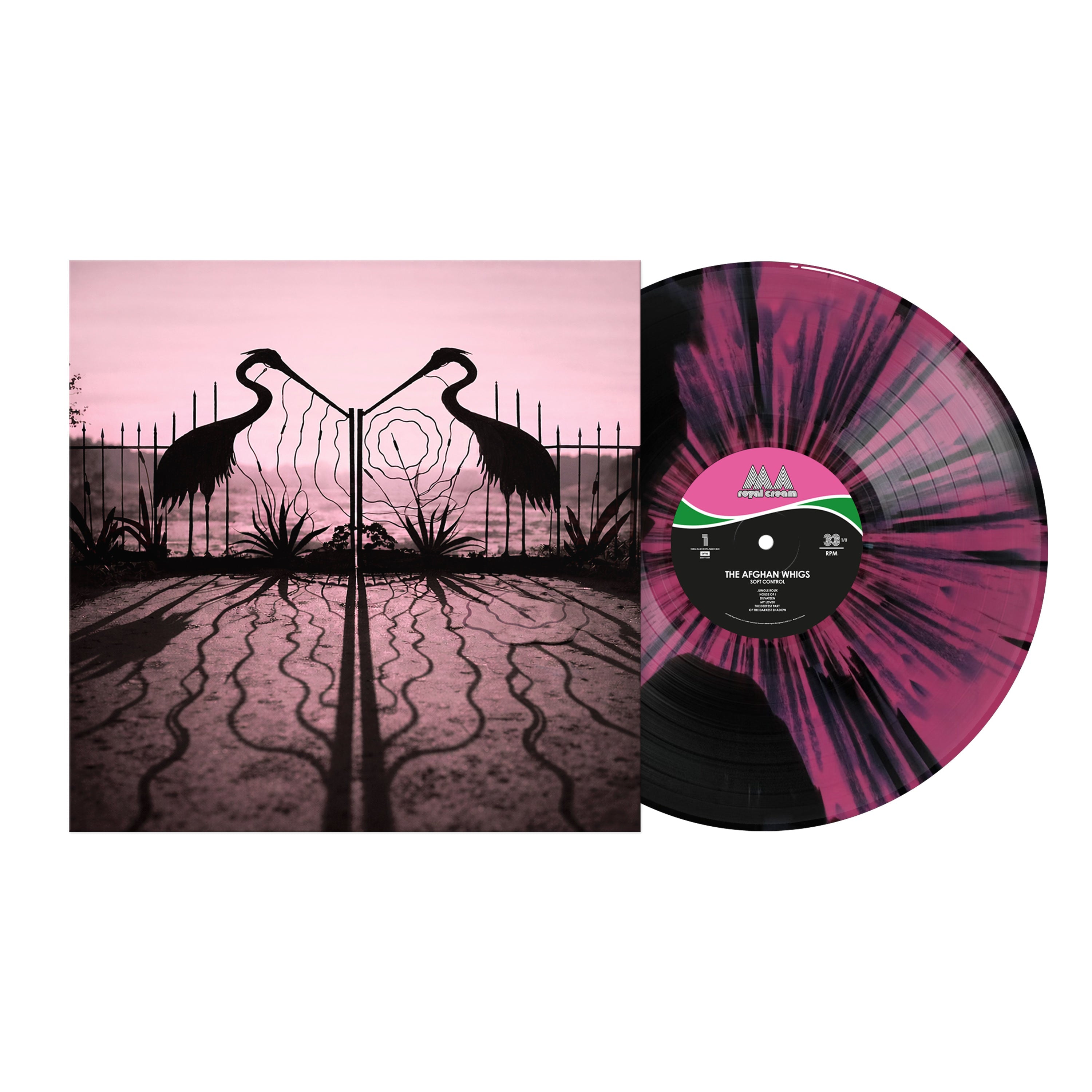 Soft Control: Pink & Black Splatter Vinyl LP