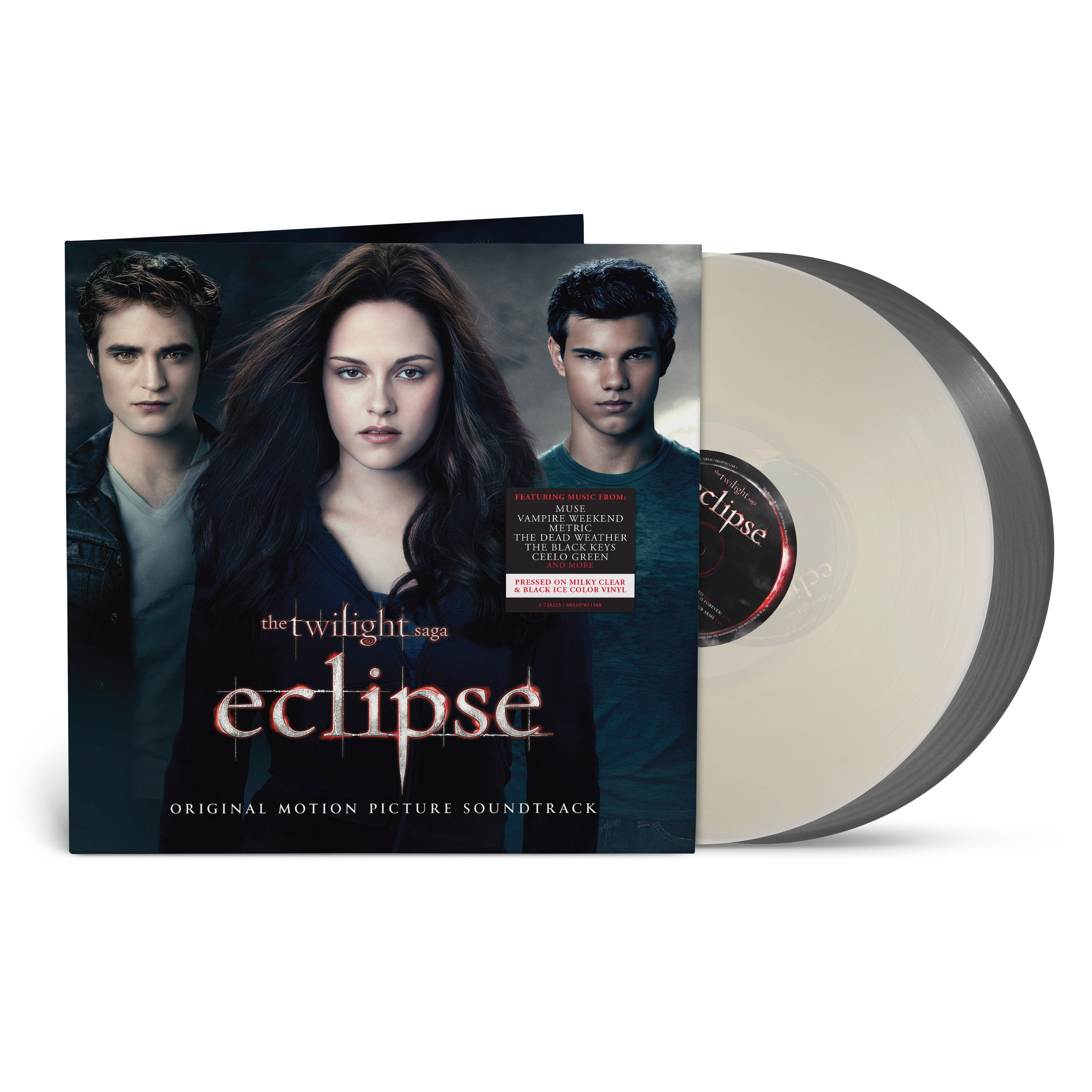 The Twilight Saga - Eclipse: Milky Clear & Black Ice Vinyl 2LP