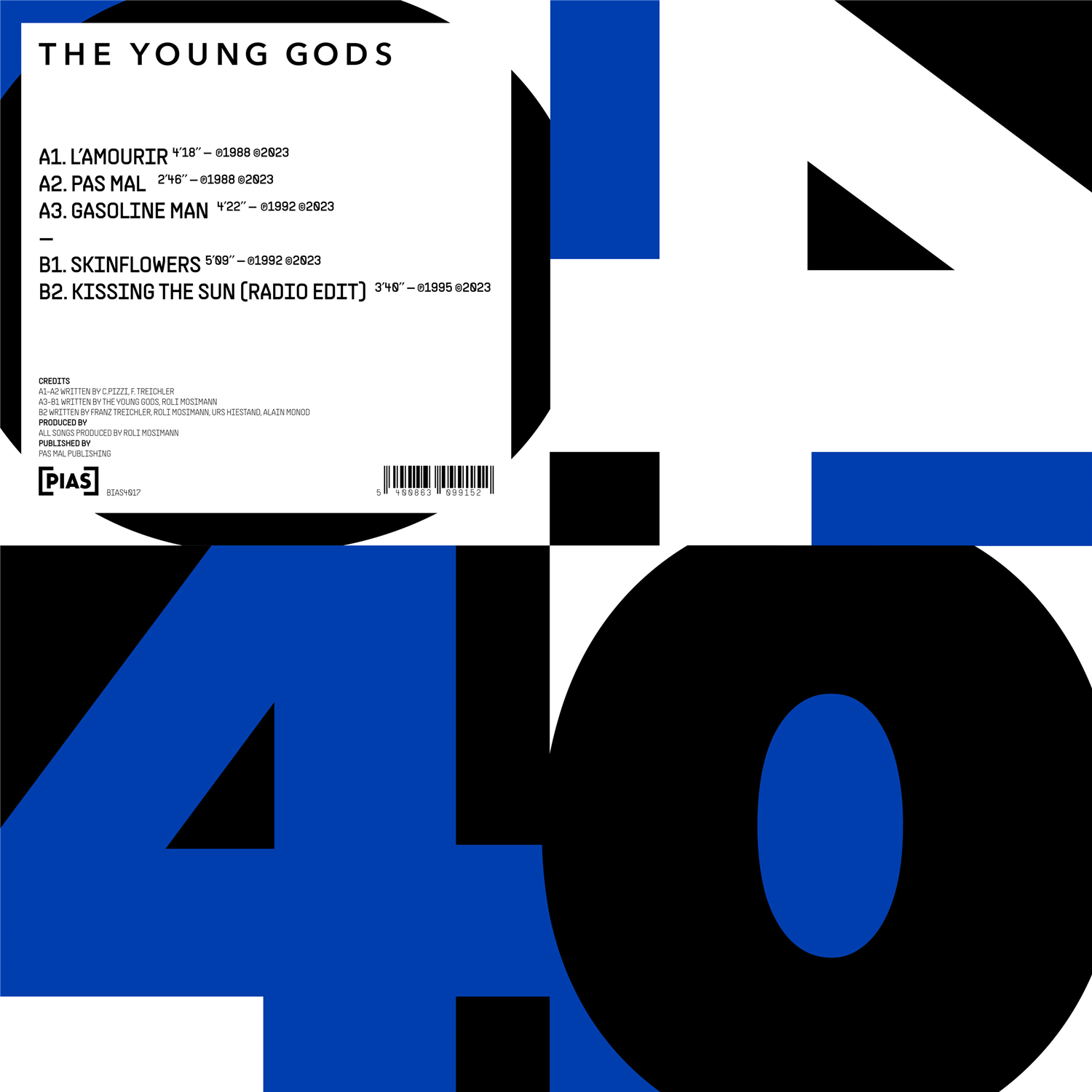 [PIAS] 40 (The Young Gods): Vinyl 12" EP