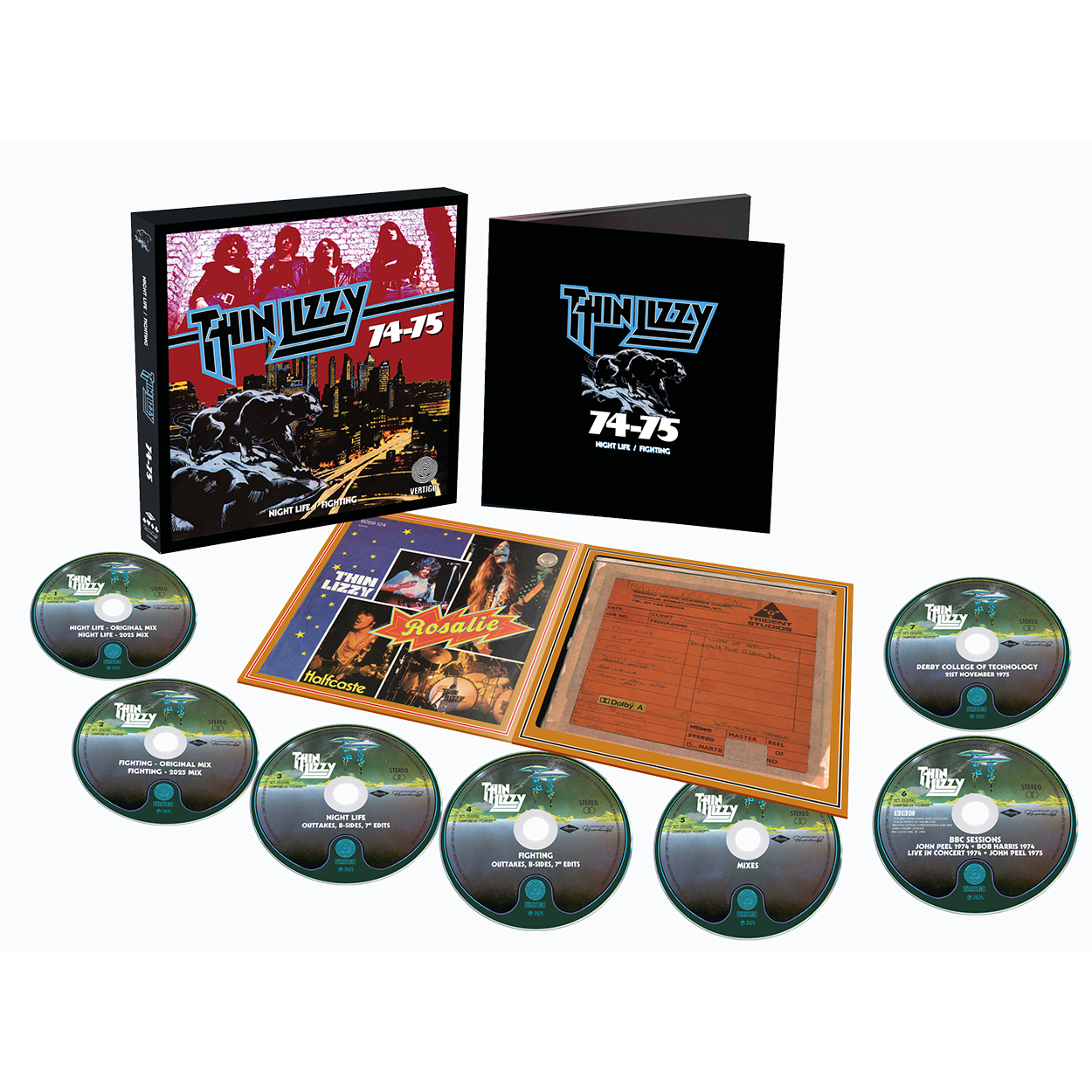 74-75 - Night Life / Fighting: 7CD Boxset